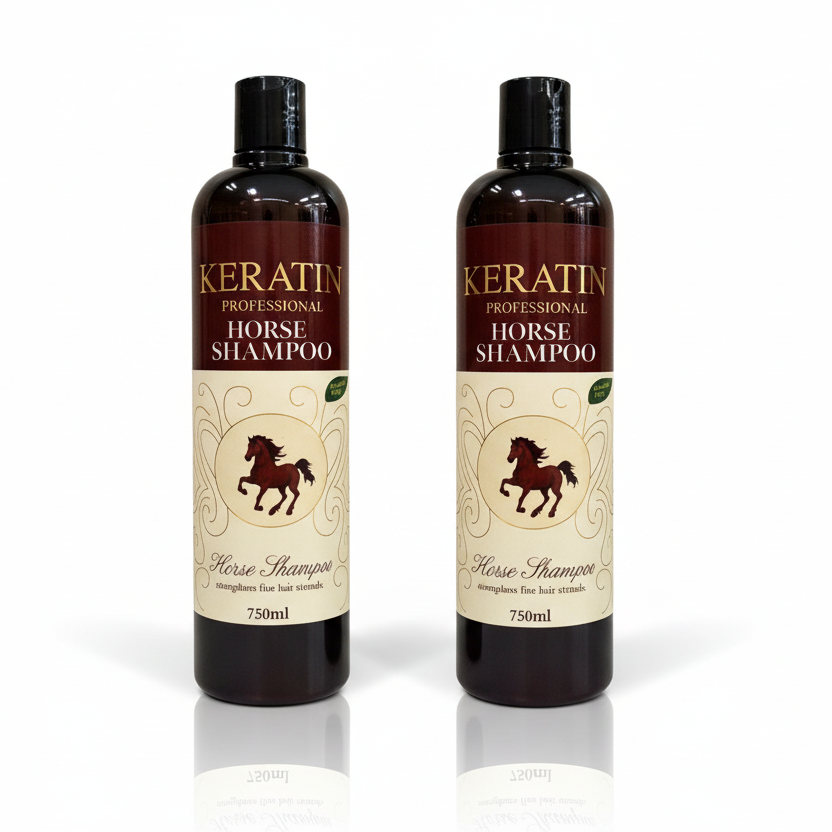 Две бутилки Horse Shampoo